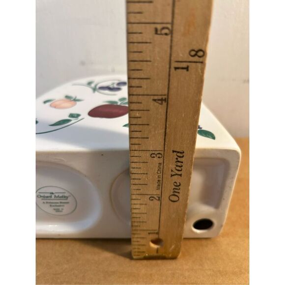 Princess house Orchard Medley Napkin holder Fruit Ceramic - Picture 6 of 8